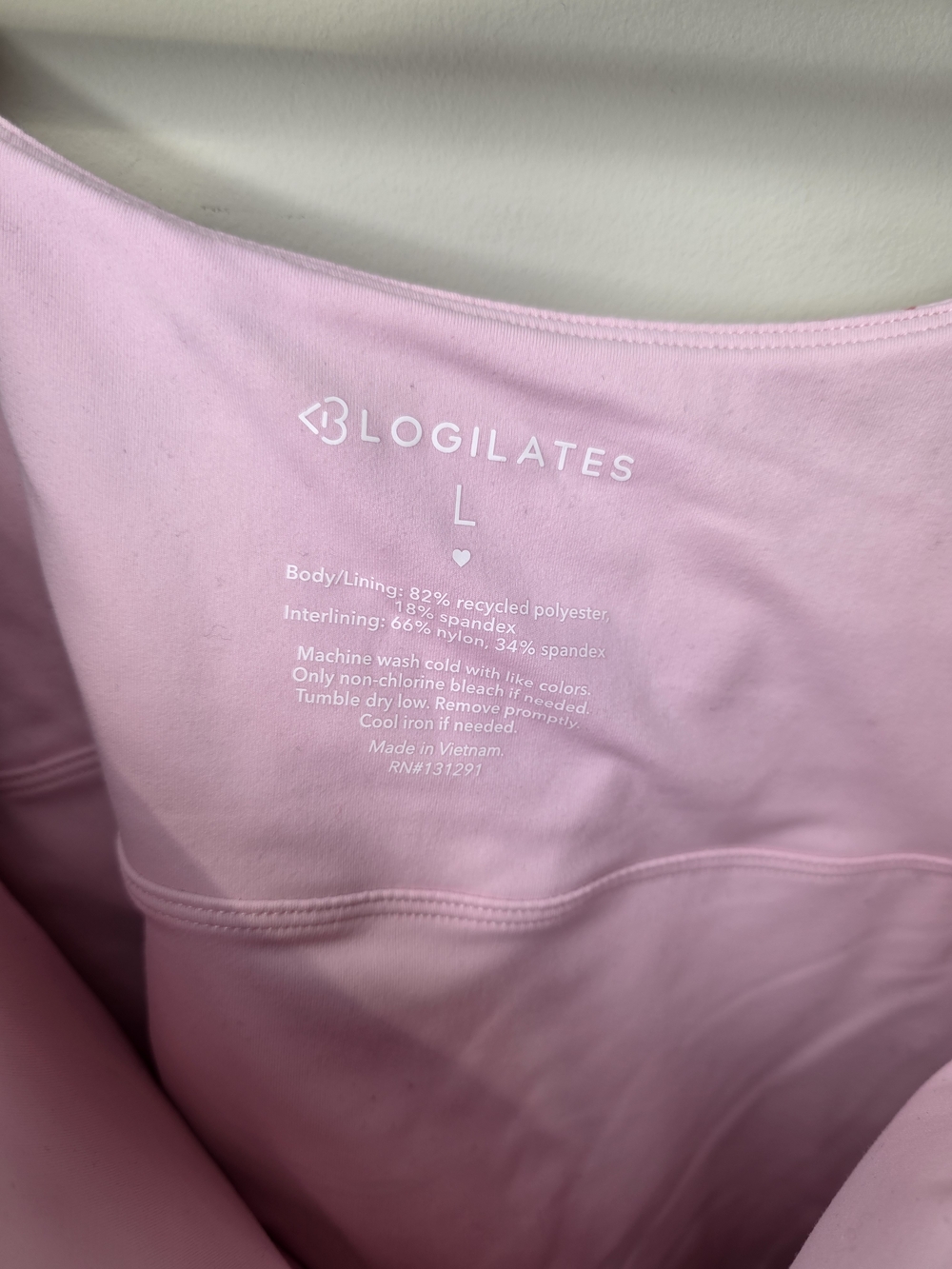 NWT Blogilates Pink Floral Lace-Up Active Tank Top - Picture 6 of 8